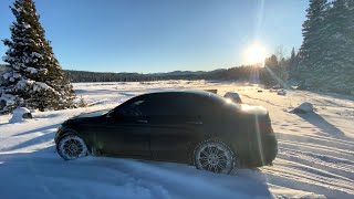 Nokian Hakkapeliitta R3 Winter Tires in Deep Snow [upl. by Kyriako]