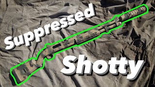 Suppressed Shotgun  Mossberg 590  JK Versax [upl. by Nils]