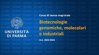 Biotecnologie genomiche molecolari e industriali AA 202324 [upl. by Nahshon]