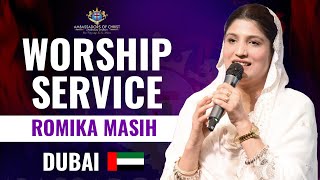 Worship Service by Romika Masih at Ambassadors of Christ Apostolic Church Dubai UAE 🇦🇪 [upl. by Rodenhouse]