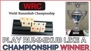 PLAY RUMMIKUB LIKE A CHAMPIONSHIP WINNER 95 [upl. by Cherish]