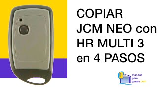 TUTORIAL Cómo COPIAR su JCM NEO con HR MULTI 3 ✅  mandosparagarajecom [upl. by Acined]