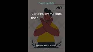 Message du Jour  Fuyez limpudicité meditation gospel motivation quote pourtoi [upl. by Meraree]