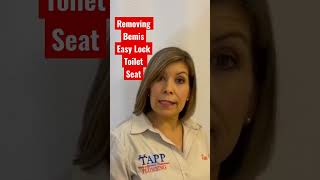 Quickly Change Bemis Easy Lock Toilet Seat TappPlumbing shorts plumbing [upl. by Cecil107]