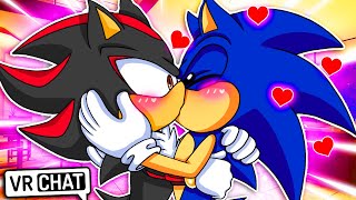 Sonic KISSES Shadow VR Chat [upl. by Nnyleuqaj]