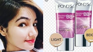 Ponds BB Cream 01 Original amp 02 Medium Shade Comparison  Try On  In HINDI [upl. by Ellicul]