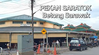 Sarawak Betong Saratok small town🌼Beautiful Sarawak small town in district of Betong⭐️ [upl. by Emlynne]