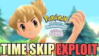 Everything you can do with TIME SKIP EXPLOIT in Pokemon Brilliant Diamond Shining Pearl [upl. by Pevzner]