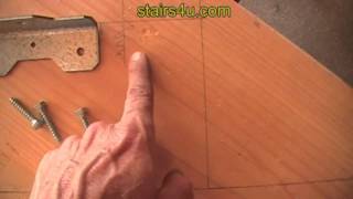 How To Position Angle Brackets On Stair Stringer [upl. by Ruy]