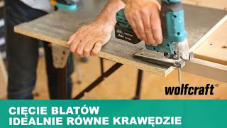 Specjalny brzeszczot do cięcia blatów kuchennych czyste krawędzie po obu stronach  wolfcraft [upl. by Ennylcaj]