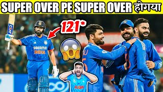 2 SUPER OVERS 😱 ROHIT SHARMA CENTURY 😍 IND VS AFG 3RD T20 HIGHLIGHTS [upl. by Ardnalac]