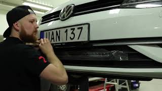 MONTERAR LEDRAMP  VOLKSWAGEN GOLF  STRANDS LIGHTING DIVISION [upl. by Rogerg]