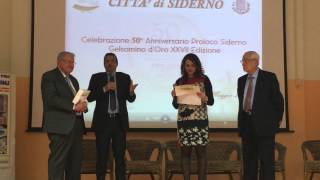 Gelsomino doro 2016 intervento Dino Polverari [upl. by Solley103]