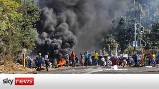 Unrest and looting continues to spread across South Africa [upl. by Ennyl]