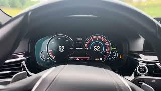 Acceleration BMW G30 530e 292HP [upl. by Arit]