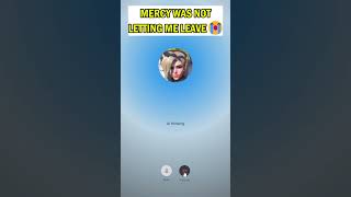 MERCY WASNT LETTING ME LEAVE😭 overwatch2 trend viral [upl. by Weiser]