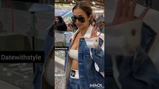 malaikaarora Denim amp Gucci 🔥styleshortvideo shorts punjabisong love bold actor trending [upl. by Meekahs]