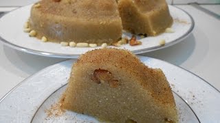 Semolina Halva RecipeΣυμιγδαλένιος χαλβάςKaterina GiannakopoulouKaterinalittleKitchen Recipe 36 [upl. by Axela]