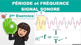 PERIODE et FREQUENCE ✏️ Exercice Seconde [upl. by Manny]