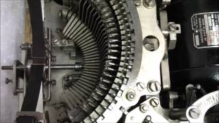 Teletype model 14 restoration  work in progress [upl. by Ellehsyt]