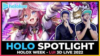 HOLOLIVE  HOLOX WEEK LUI 3D LIVE CONCERT 2022 WATCHALONG  REACTION  鷹嶺ルイ1周年LIVE  海外の反応 [upl. by Forta926]