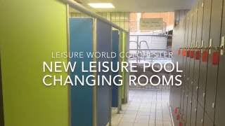 New leisure pool changing rooms at Leisure World Colchester [upl. by Harelda687]