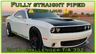 2018 Challenger TA 392  Fully Straight Piped  ❗️ [upl. by Sisile]