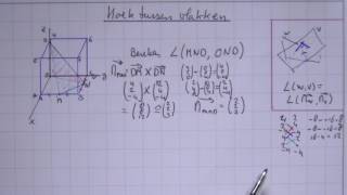 VWO5wisDH89 Hoek tussen vlakken [upl. by Kinsley]