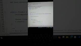 How to make digital clock in java netbeans netbeans java clock india [upl. by Gaal]