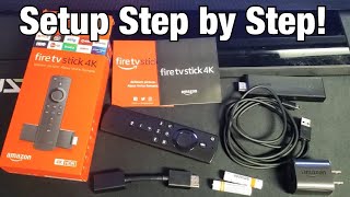 Fire TV Stick 4K How to Setup Step by Step  Tips [upl. by Enidualc]