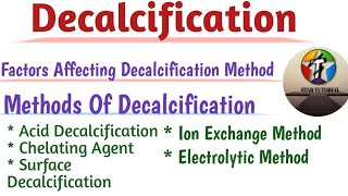 Decalcification in Hindi ll Histopathology ll [upl. by Kathlin]