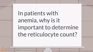 What is the importance of reticulocyte count in anemia workup [upl. by Iot753]