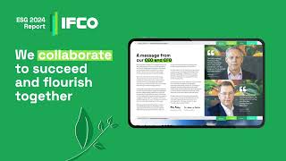 IFCO ESG Report 2024  Advancing through circularity together [upl. by Leaper]