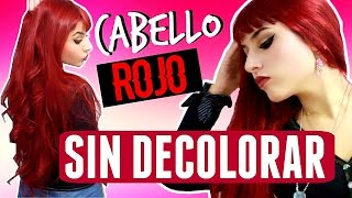 Cabello rojo SIN DECOLORAR en casa  Review Majicontrast LOréal Rojo Magenta  Hi Color Highlights [upl. by Gladi]