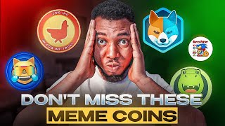 These MEME COINS Will EXPLODE in 2024 [upl. by Annawyt553]