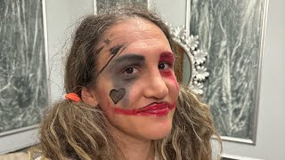 Harley Quinn Makeup harleyquinn makeup MeyziileDikeyCanlıYayın meyzileyoutubeshorts [upl. by Cam]