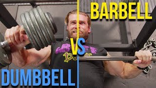 Dumbbell vs Barbell Workout  Which Builds More Muscle [upl. by Mccutcheon379]