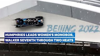 Womens Monobob  Heats 1 amp 2  Bobsleigh Beijing 2022  Highlights [upl. by Novit]