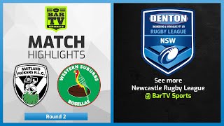 Maitland Pickers v Western Suburbs Rosellas  Round 2 Highlights  Newcastle Rugby League 2022 [upl. by Bortz34]