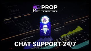 Our 247 Chat Bot Support  Prop Trader Firm  PTF [upl. by Lertram45]