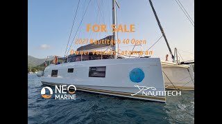 FOR SALE 2021 Nautitech 40 Open Owner Version Catamaran [upl. by Oshinski]