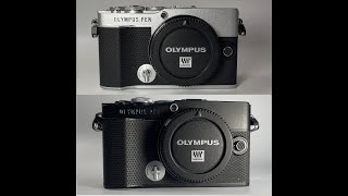 Olympus PEN EP7 camera body protective film sticking instructions [upl. by Eskil]