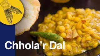 Cholar Dal Recipe Narkel Kishmish Diye  Bengali Dal Recipe  Vegetarian Bengali Chana Dal Recipe [upl. by Junie143]