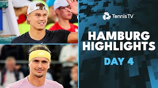 Zverev vs Gaston THRILLER Rune Fils Zhang amp More Feature  Hamburg 2024 Day 4 Highlights [upl. by Leod862]