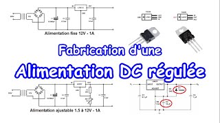 EP 09  Fabrication dune alimentation régulée [upl. by Epuladaugairam]