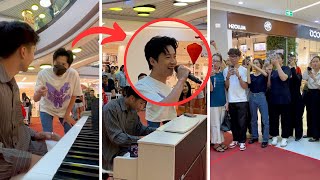 I play with one of the most famous Vietnamese singer NgoKienHuyOfficial in a mall [upl. by Hulbig]