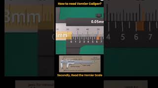 How to read vernier caliper mechanic tools [upl. by Aniuqaoj344]