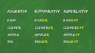 Englisch lernen  Wann und wie man Adjektive steigert [upl. by Heiner]