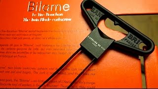 Bilame Le Tire Bouchon The Twin Blade Corkscrew unboxing [upl. by Asen]