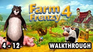 Farm Frenzy 4  4  12 Steaks in butter  Gold Walkthrough [upl. by Alrats827]